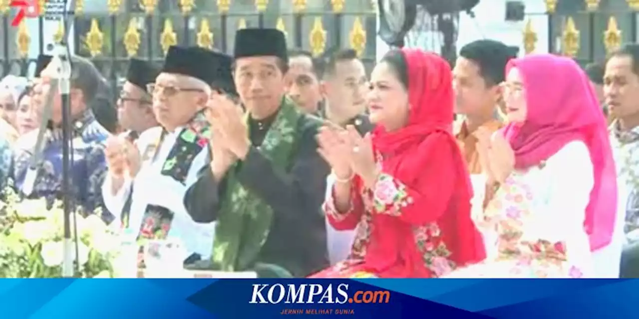 Hadiri 'Istana Berkebaya', Presiden dan Pejabat Negara Kompak Pakai Baju Sadariah dan Kebaya Encim