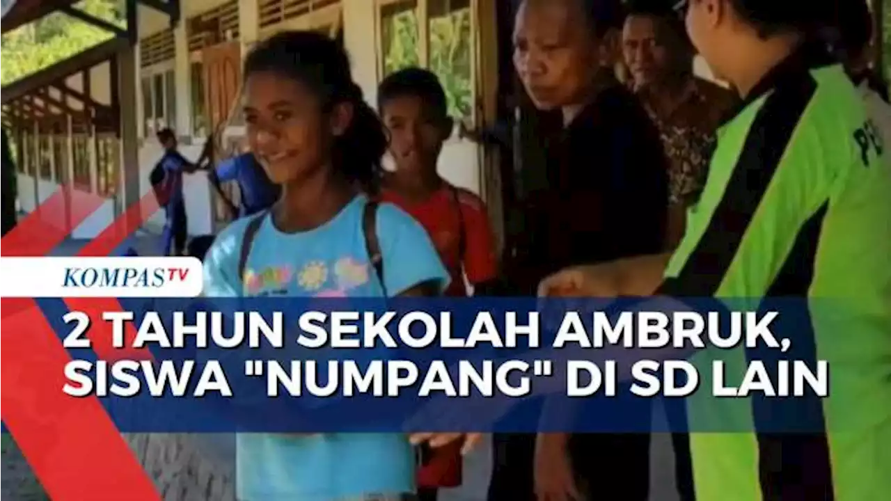 2 Tahun Sekolah Ambruk, Siswa Harus Berjalan Kaki 6 Km Demi 'Numpang' di SD Lain