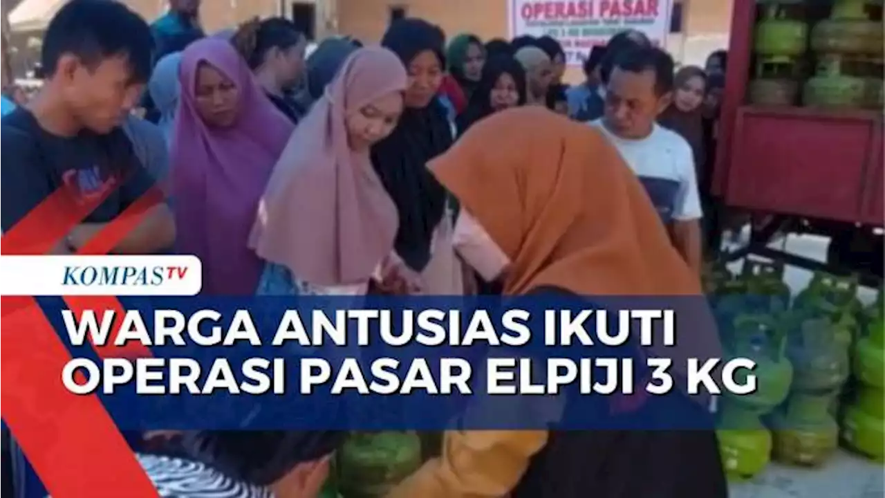 Harga Merangkak Naik dan Langka, Operasi Pasar Elpiji 3 Kg Digelar di Polewali Mandar, Sulbar