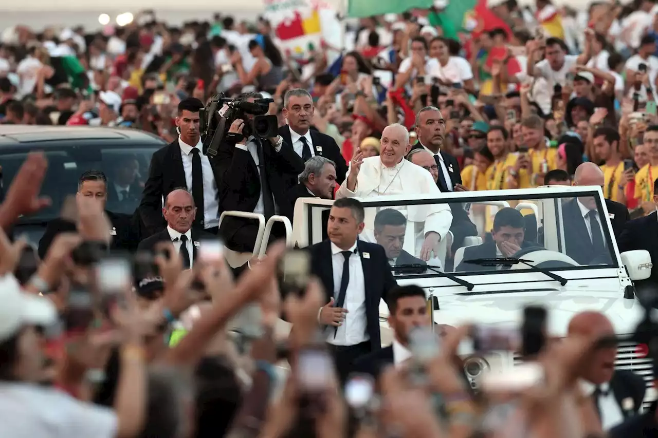 JMJ de Lisbonne : le pape François face à un million et demi de jeunes