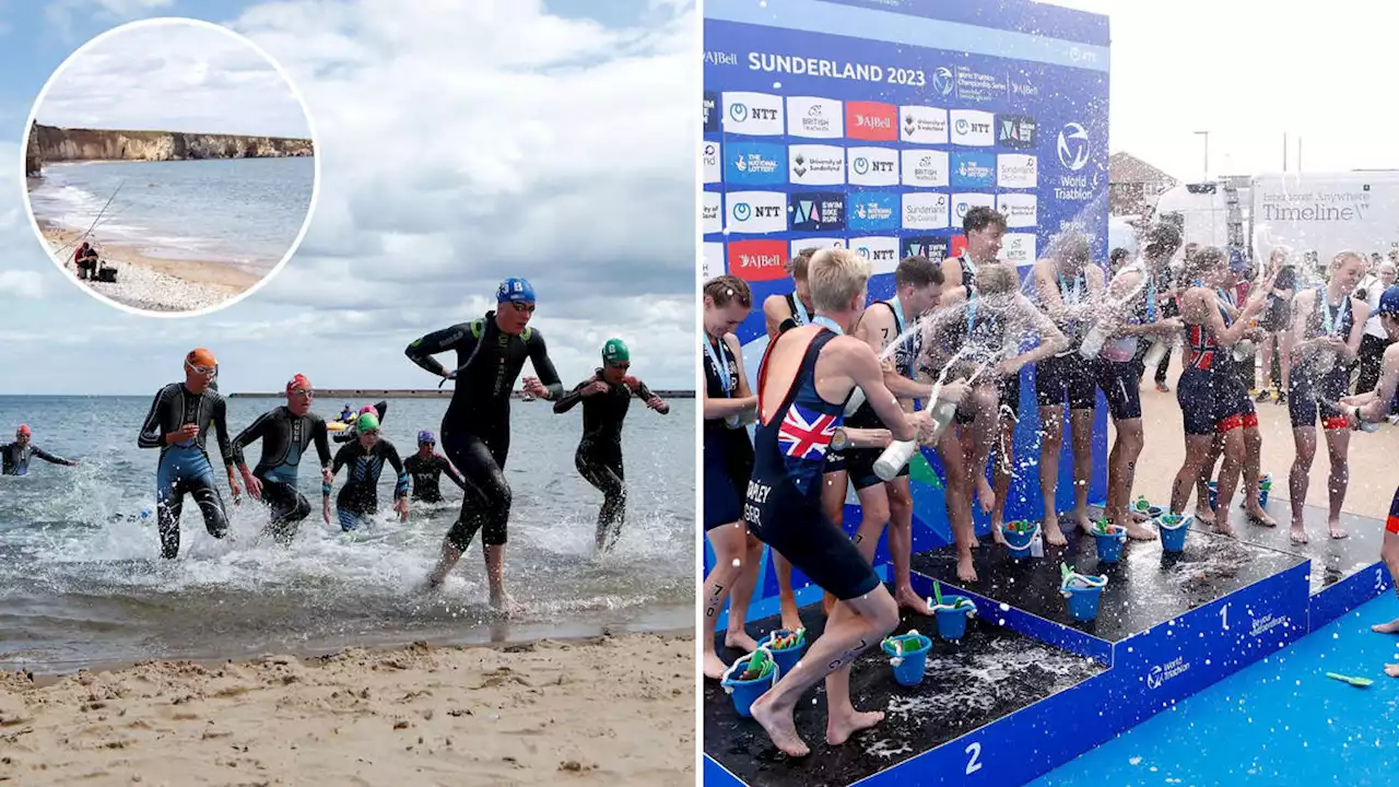 57 world championship triathletes fall ill with diarrhoea and vomiting after swimming in polluted sea off Sunderland