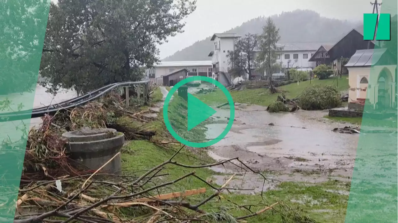 Les images des inondations en Slovénie, la « pire catastrophe naturelle » du pays en 30 ans