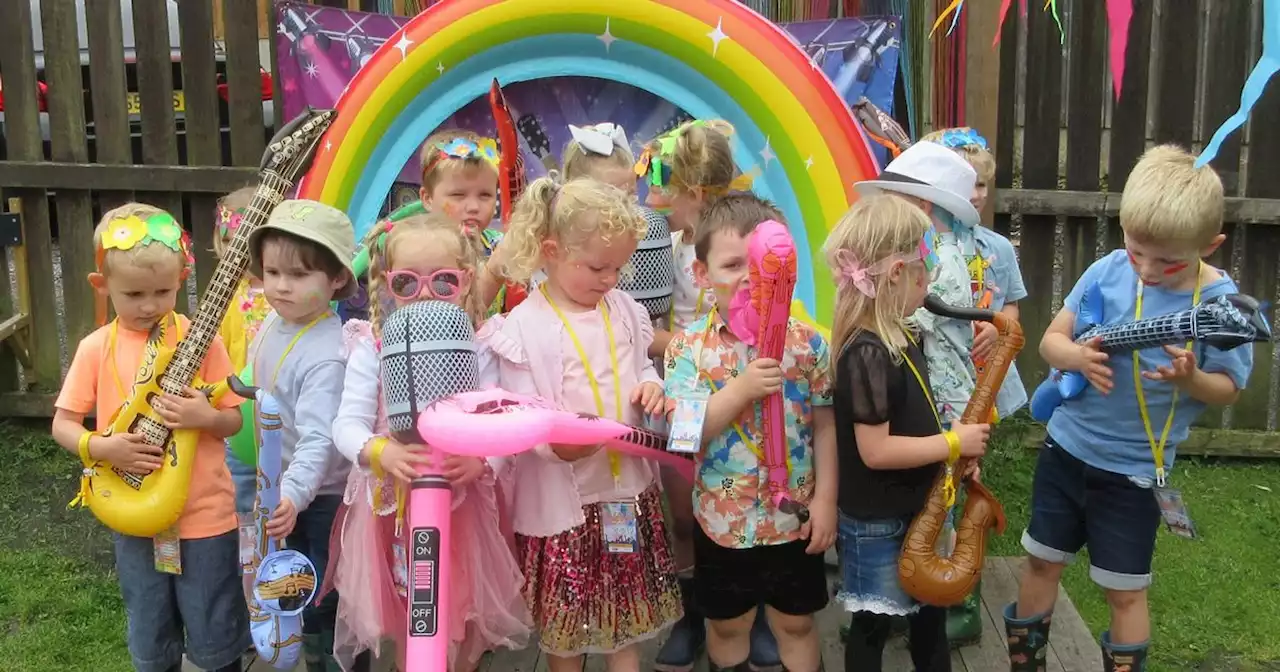 Pre-school kids enjoy mini-festival with all their little mates