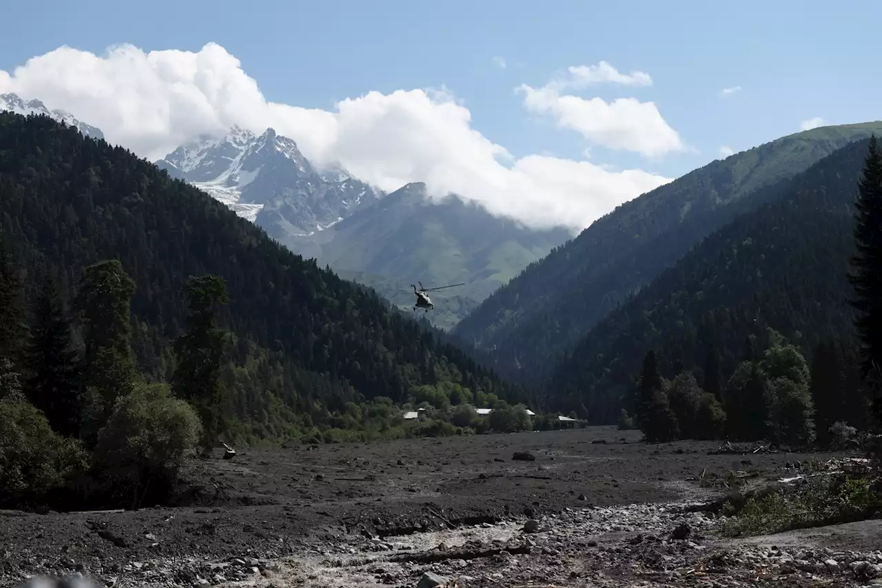 At least 16 killed in landslide in Georgia