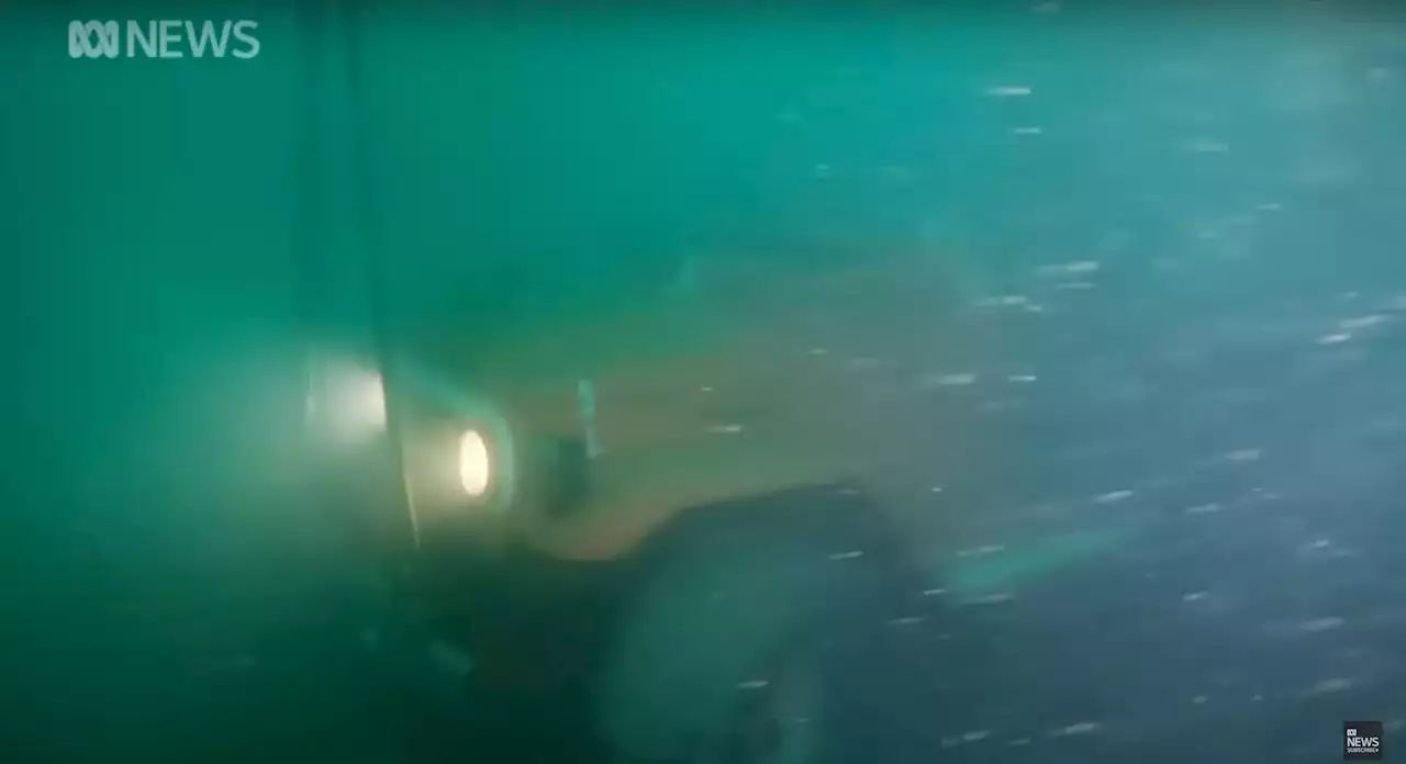 Electric Toyota Land Cruiser makes a record drive underwater