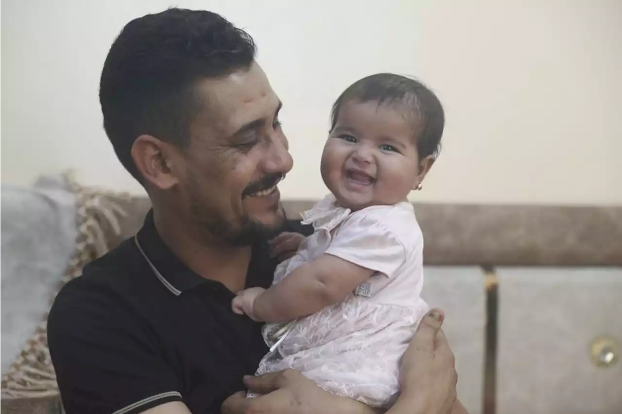 Syrian baby born under earthquake rubble turns 6 months