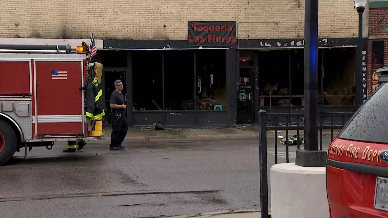 Fire devastates restaurant on Chicago's Northwest Side