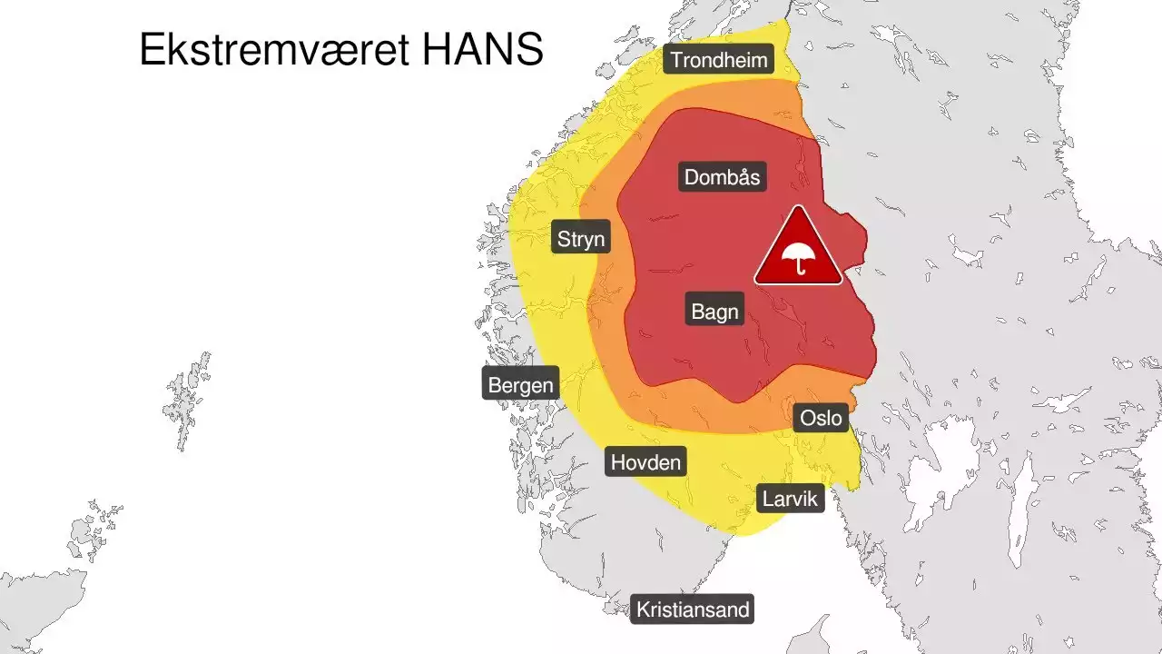 NVE vurderer rødt farevarsel