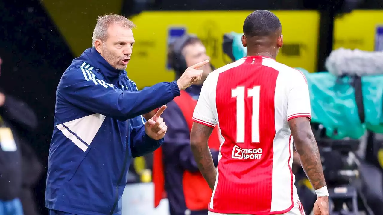 Ajax verliest weer, maar Steijn heeft goed gevoel: 'Kan alleen maar beter gaan'