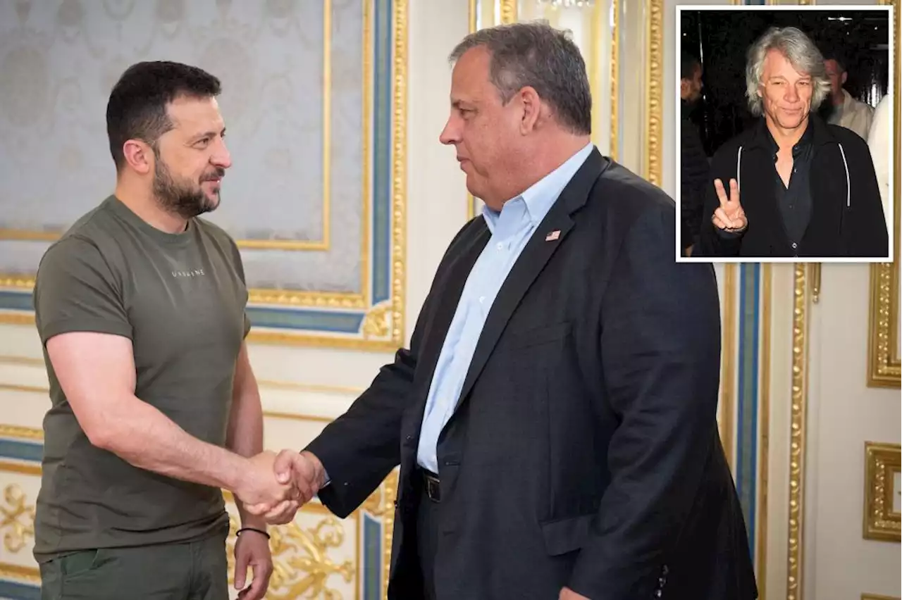 Chris Christie gifts Zelensky handwritten lyrics to Bon Jovi’s ‘It’s My Life’ as ‘inspiration’