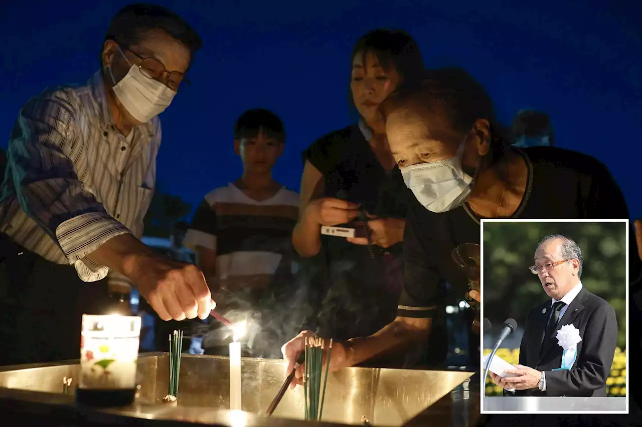 Hiroshima mayor rips growing support for nuclear weapons as city marks 78th anniversary of bombing