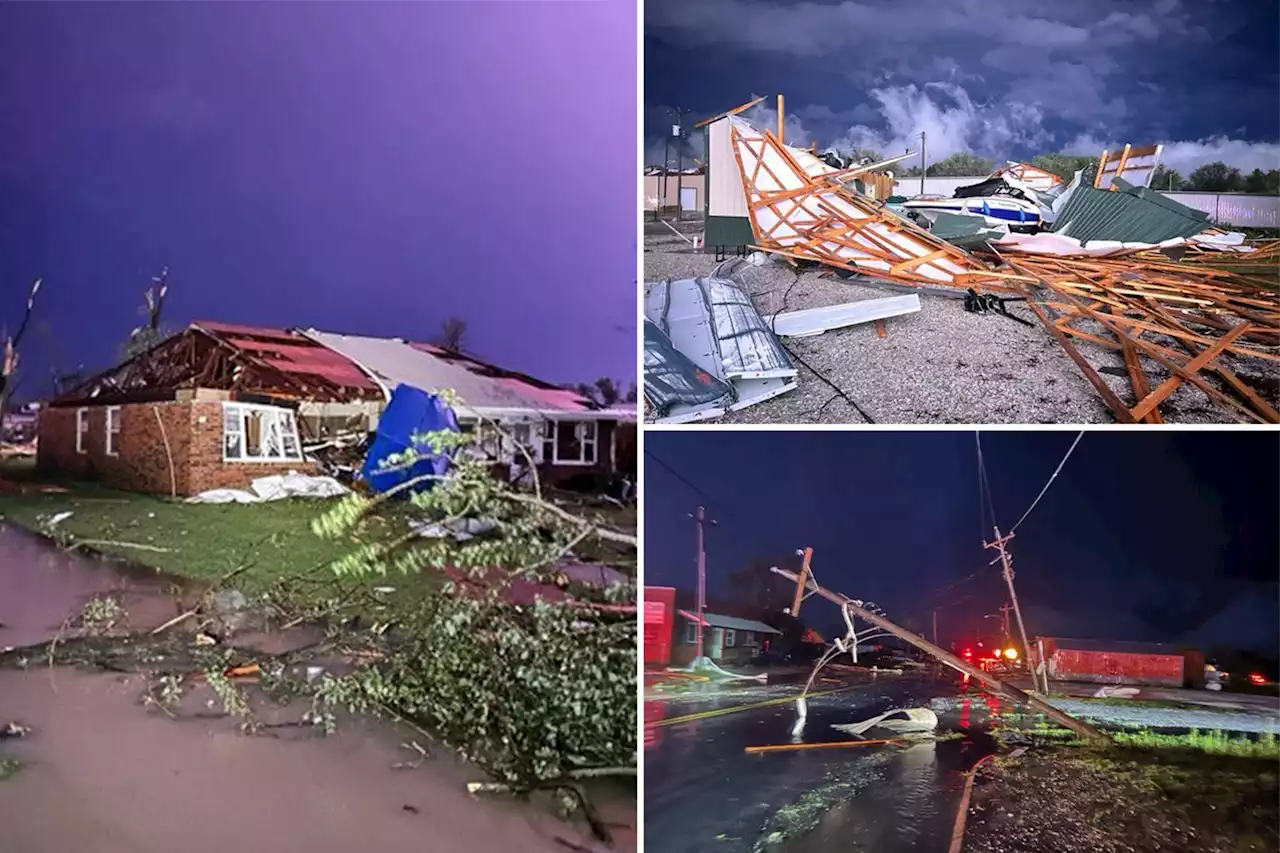 Tornado with winds over 100 mph destroys small Missouri town in the middle of the night