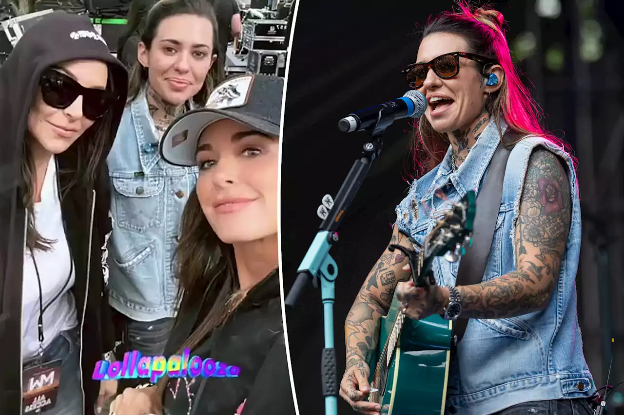 Kyle Richards, daughter Farrah support Morgan Wade’s Lollapalooza gig amid romance rumors