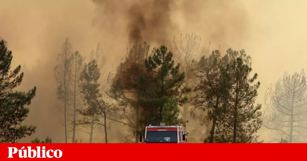 Combate ao incêndio de Castelo Branco “evolui muito favoravelmente” mas ainda inspira cuidados