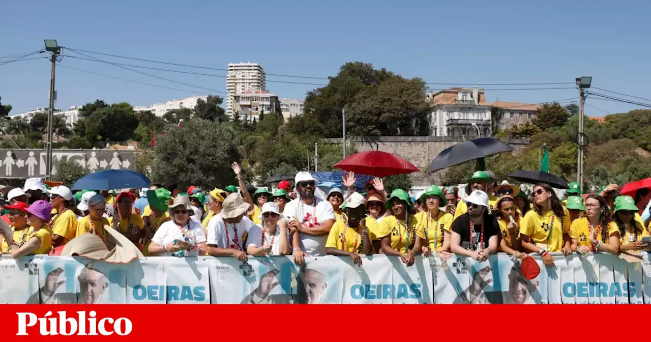 JMJ: trânsito condicionado segunda-feira junto ao Passeio Marítimo de Algés