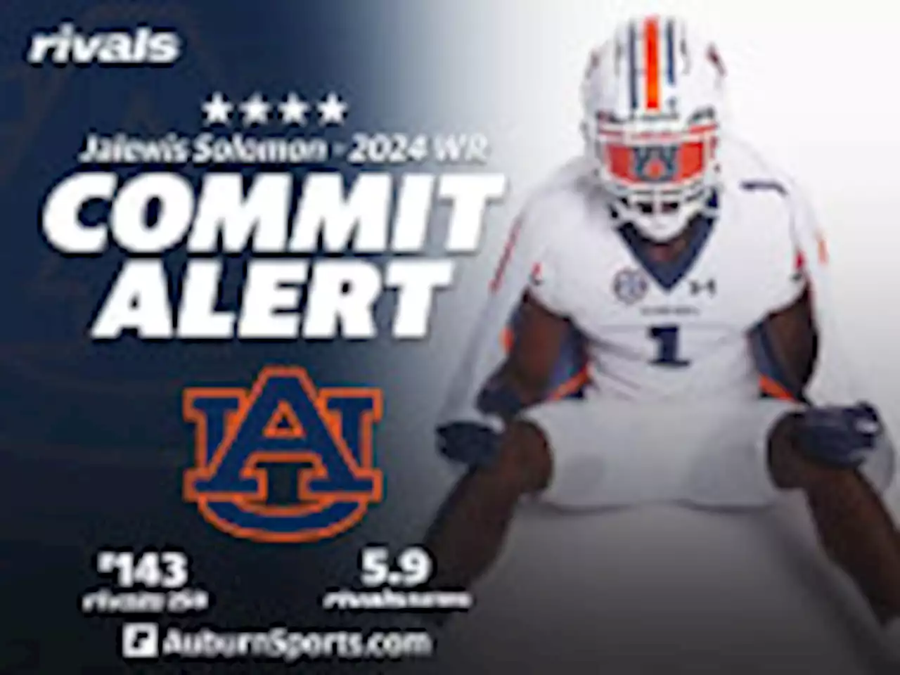 Tigers land four-star Solomon - AuburnSports