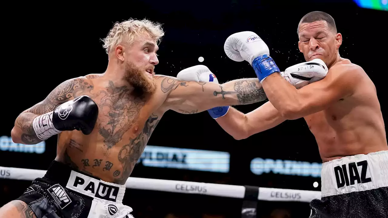 Boxe: Jake Paul mate Nate Diaz et reste invaincu face aux combattants de MMA