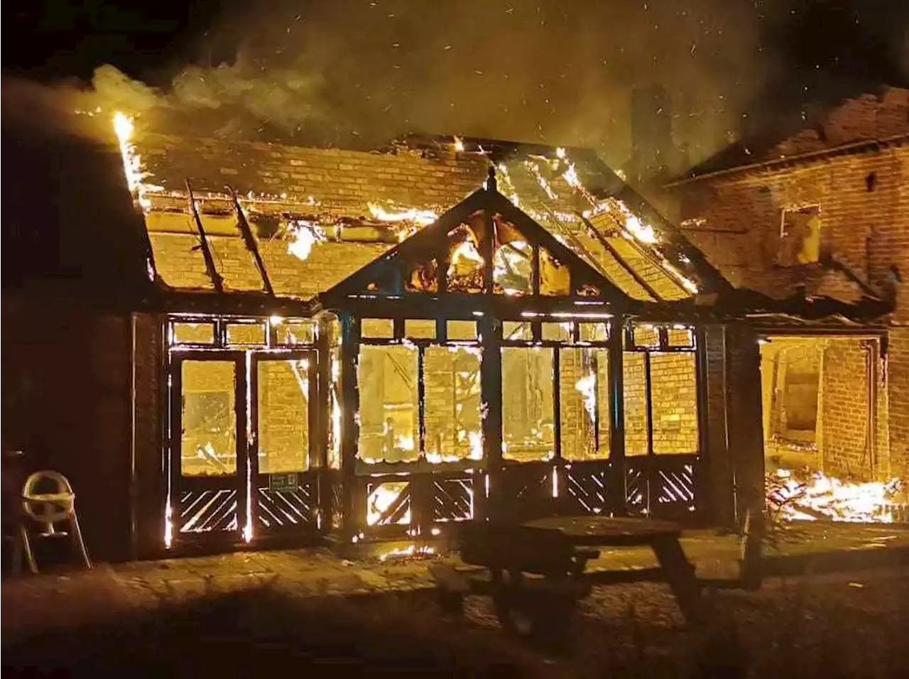 Crooked House fire: Police appeal for information on fire that gutted iconic pub