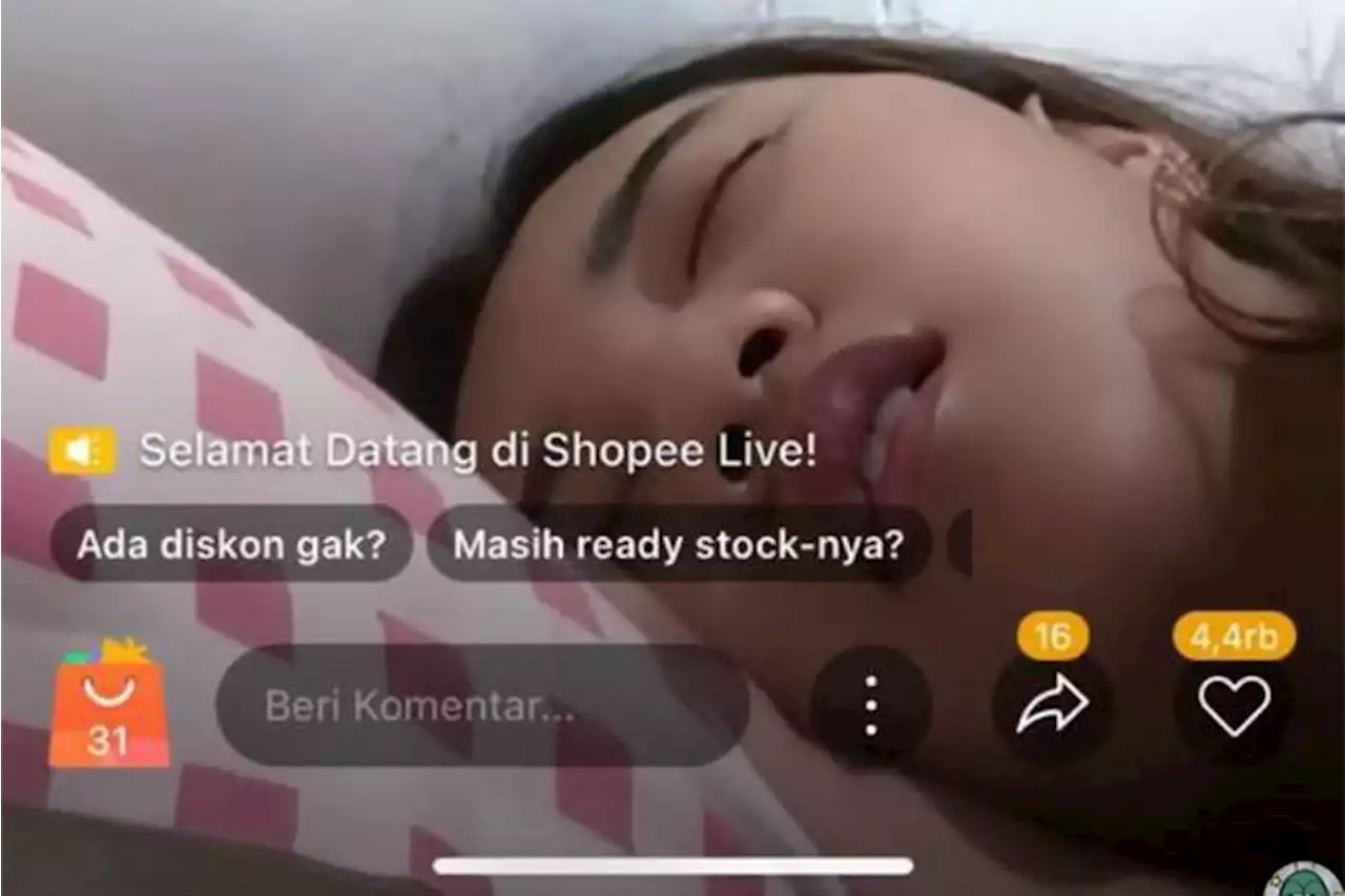 Viral! Penjual Tas Ketiduran saat Live di Platform E-Commerce, Dagangan Langsung Laku Keras