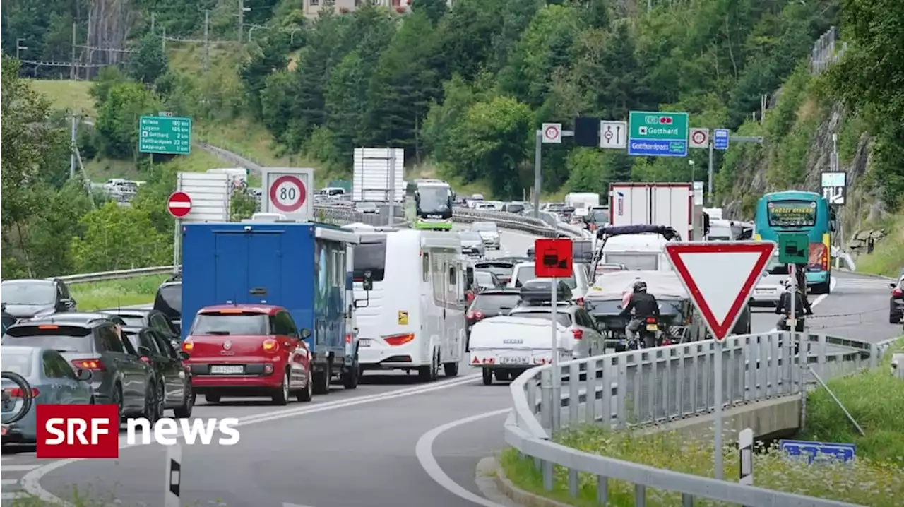 Nord-Süd-Achse - Stau vor dem Gotthard – über eine Stunde Wartezeit