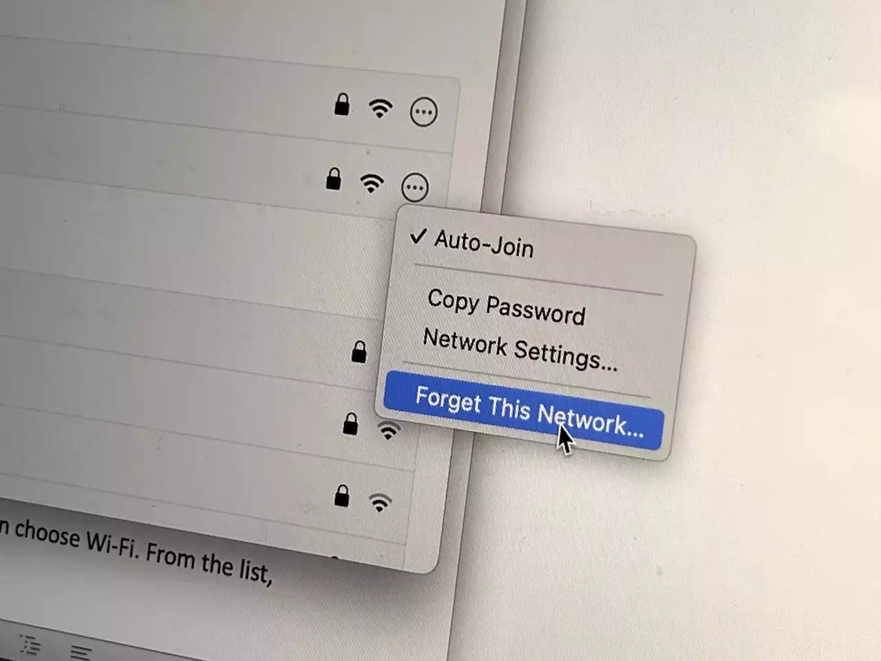 How to tell your computer you&rsquo;ve changed the WiFi password