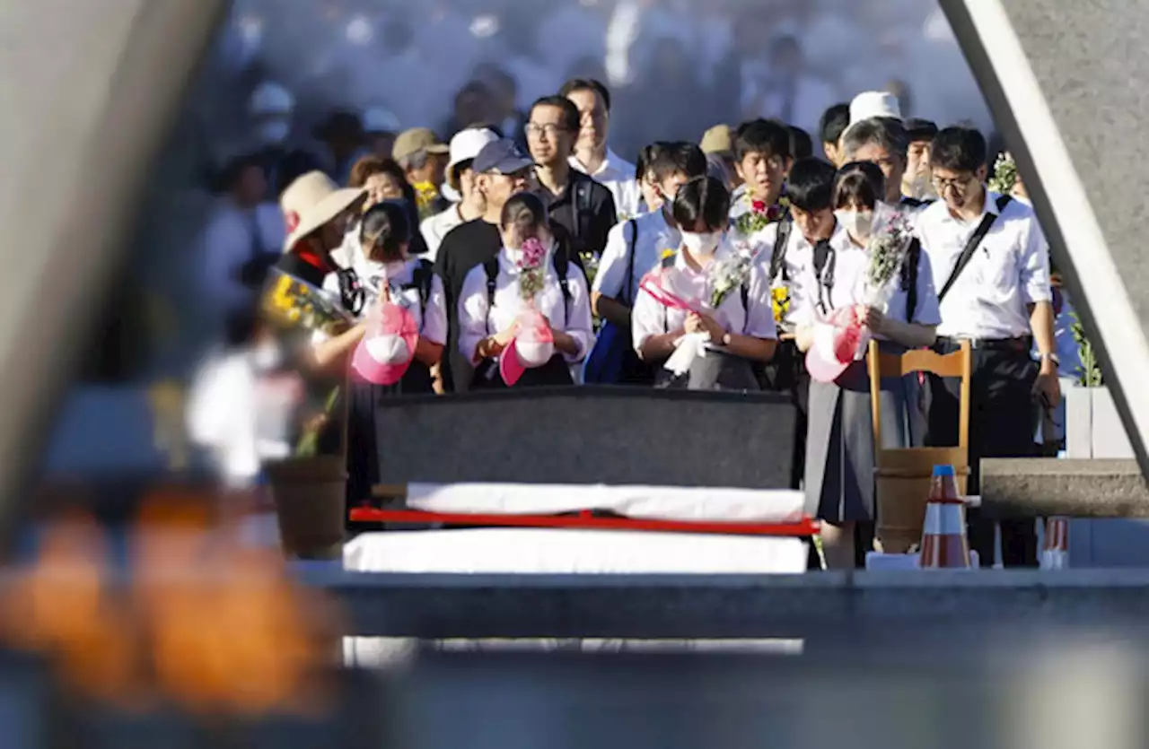 Hiroshima officials condemn growing support for nuclear weapons as city commemorates bombing