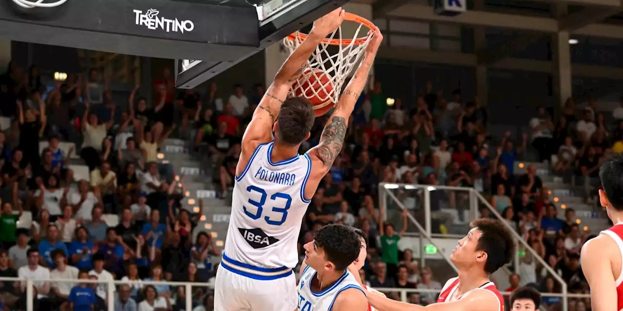 Basket, l'Italia batte la Cina e si aggiudica la Trentino Cup