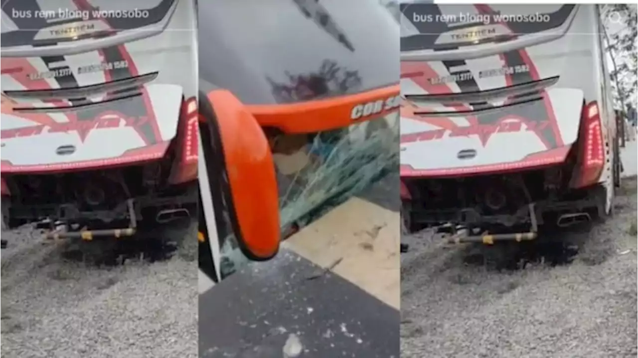 Viral Rem Mobil Bus Blong, Tidak Ada Korban Jiwa karena Hal Ini