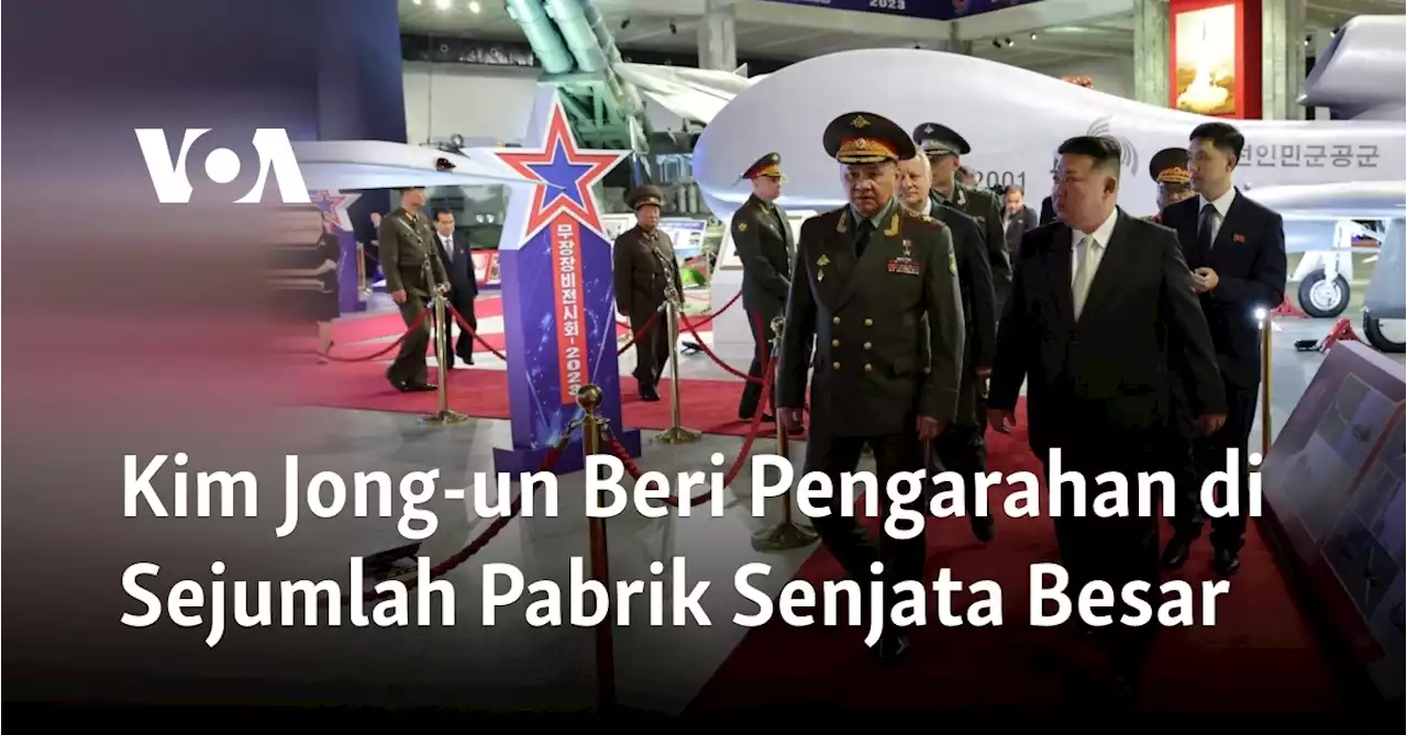 Kim Jong-un Beri Pengarahan di Sejumlah Pabrik Senjata Besar