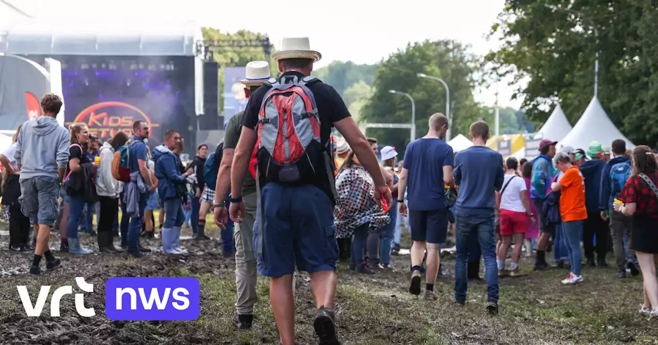 Ronquières Festival in Henegouwen in de problemen door regen: twee van de drie podia gesloten