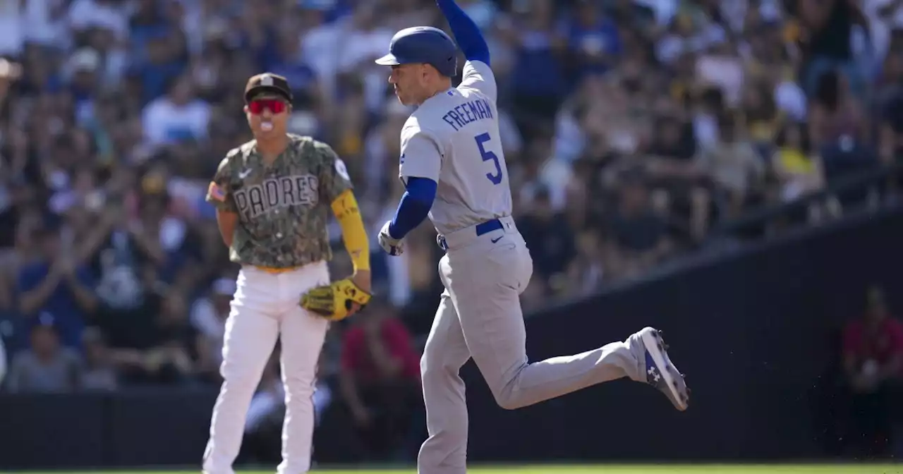 Freeman, Rosario and Betts homer to back Lynn in the Dodgers' 8-2 win against the Padres