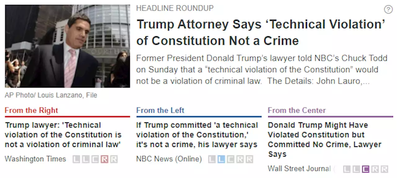 Trump Attorney Says ‘Technical Violation’ of Constitution Not a Crime