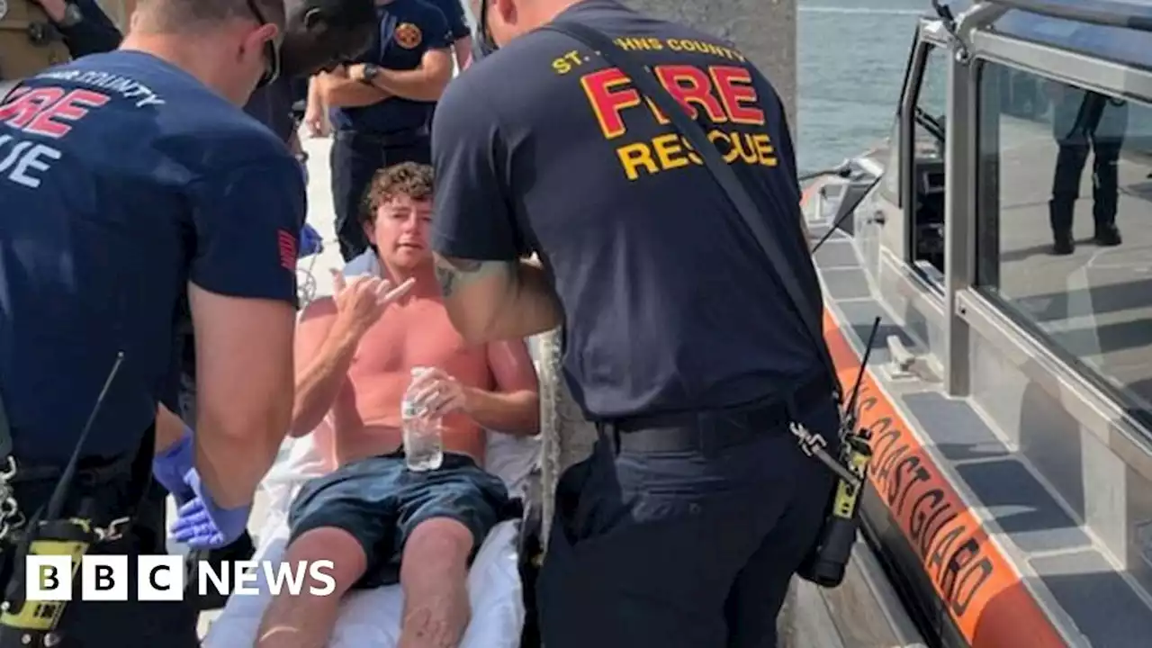 Man saved after 35 hours at sea in flooded boat