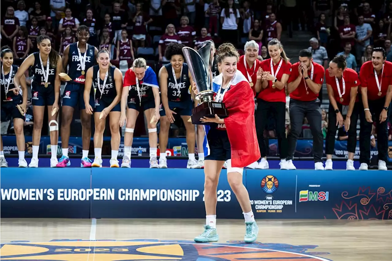 L'équipe de France U20 féminine championne d'Europe 2023 ! - BeBasket