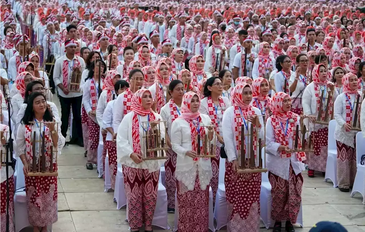 Indonesia Pecahkan Guinness World Records Melalui Pergelaran Angklung