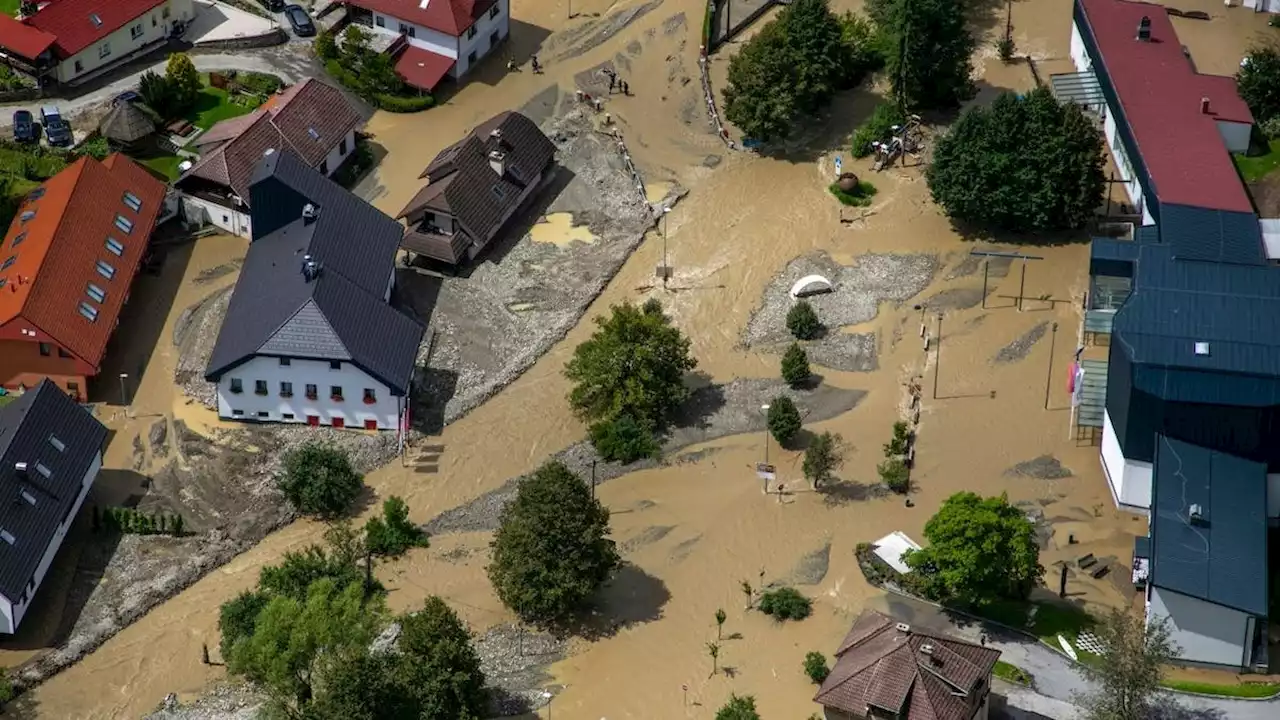 Erdrutschgefahr nach Überschwemmungen in Slowenien und Österreich