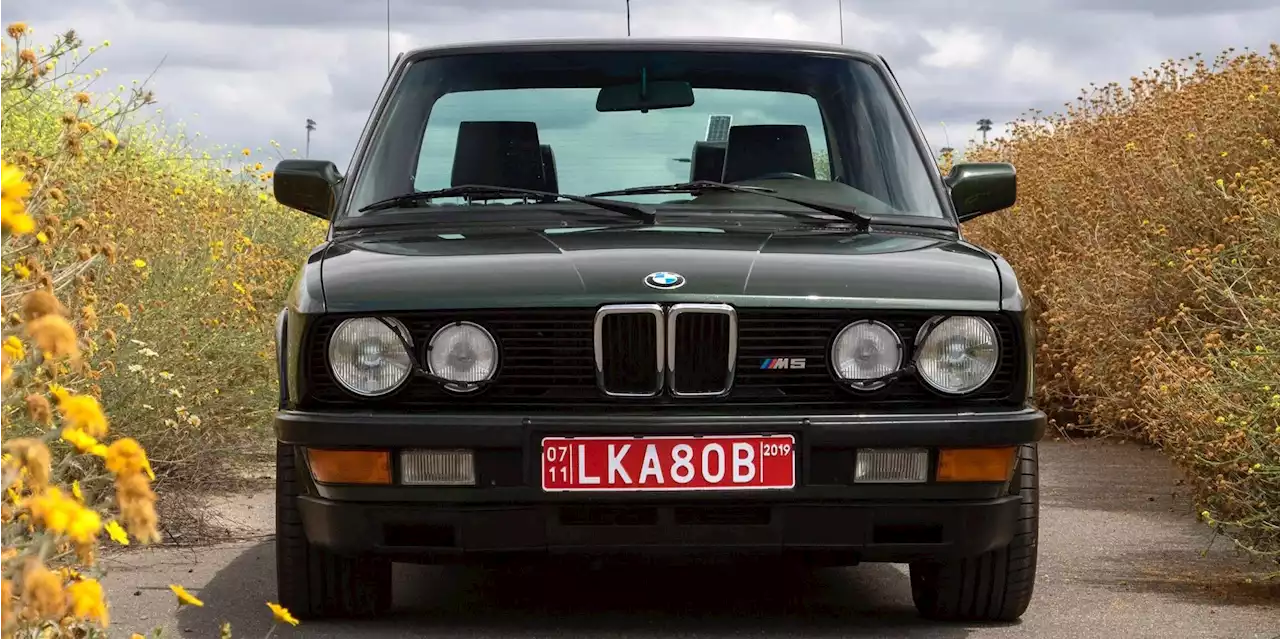 The King of Sweden's '87 BMW M5 on Bring a Trailer