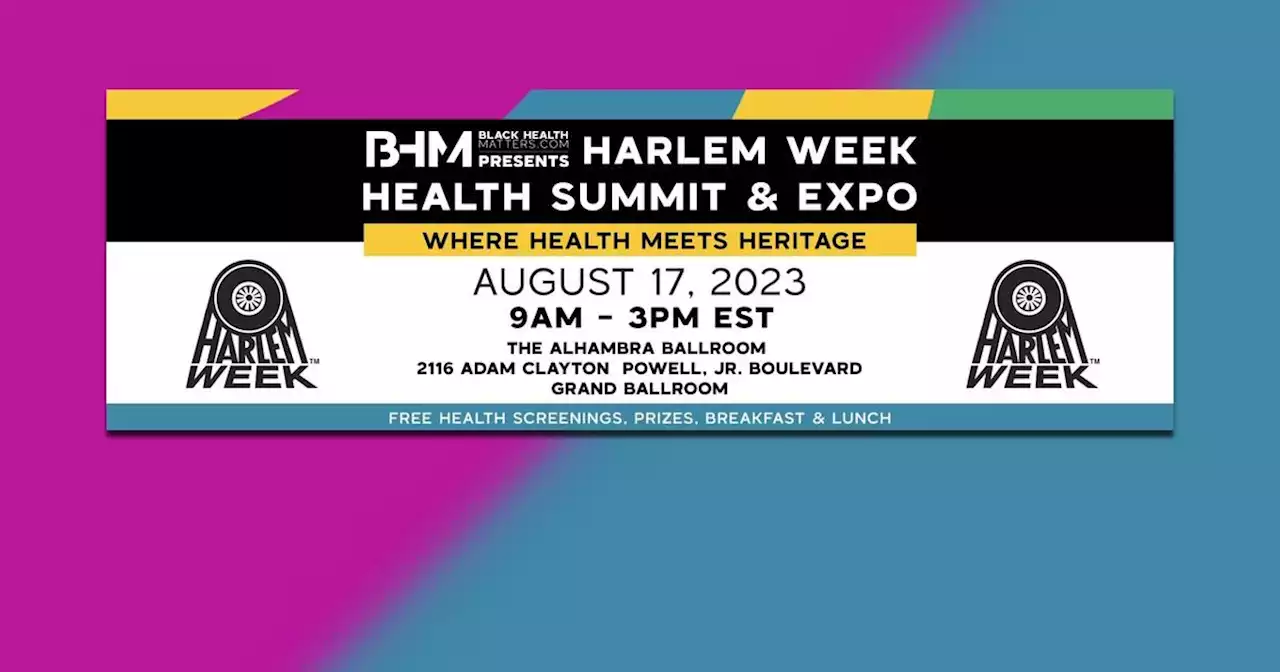 Black Health Matters throwing health expo next week in Harlem