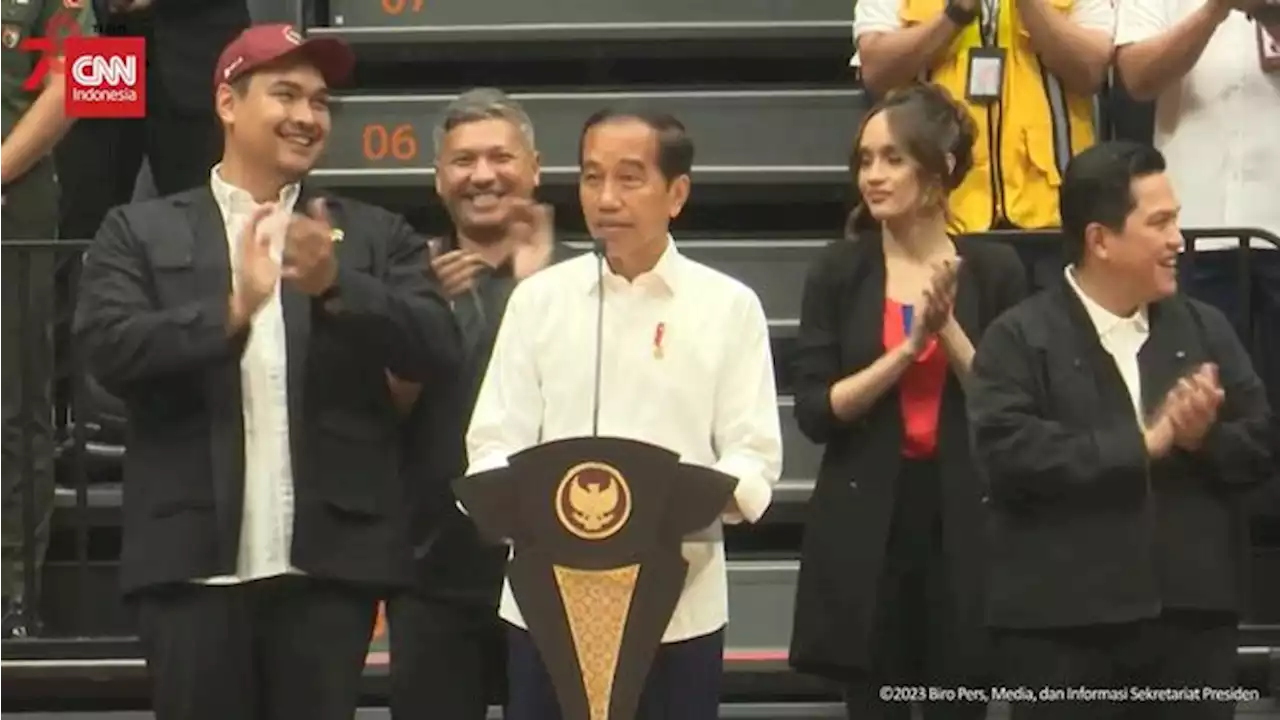 VIDEO: Resmikan Indonesia Arena, Jokowi: Bisa Juga Untuk Konser