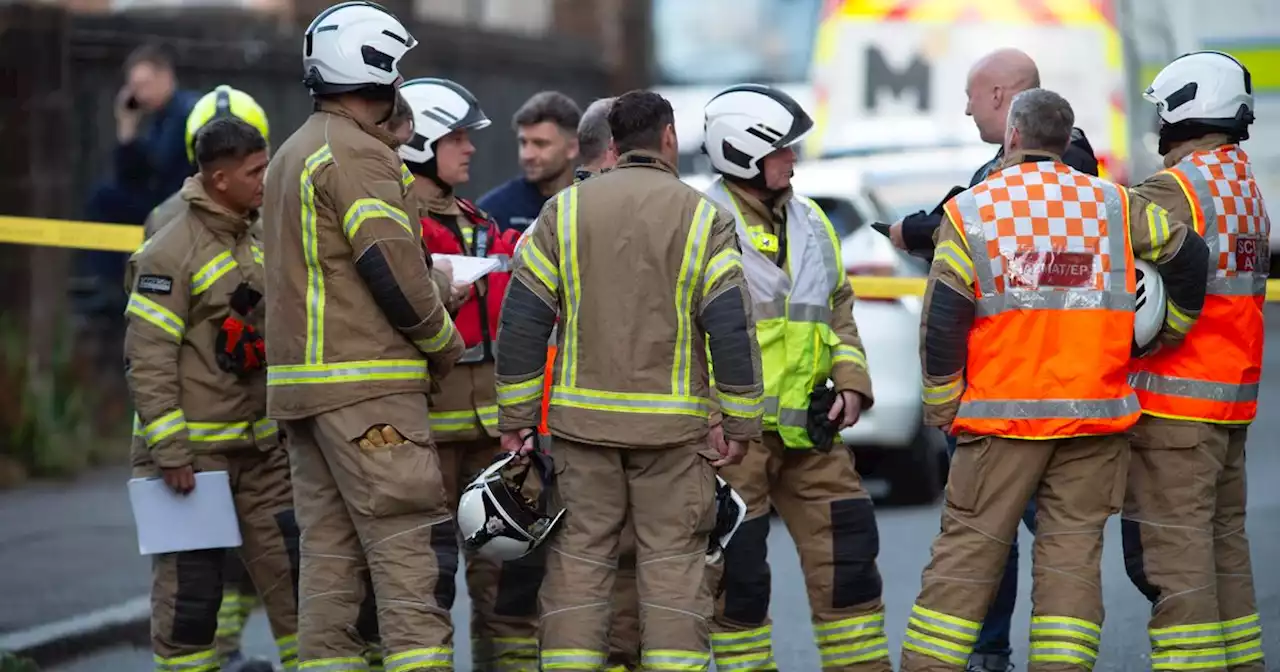 Major response and streets evacuated in Glasgow after 'hazardous material' found