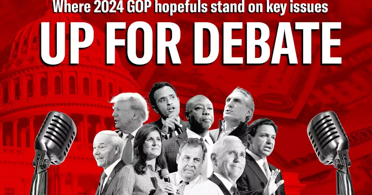 Up for debate: Trump, DeSantis, and 2024 GOP hopefuls' stance on spending and debt