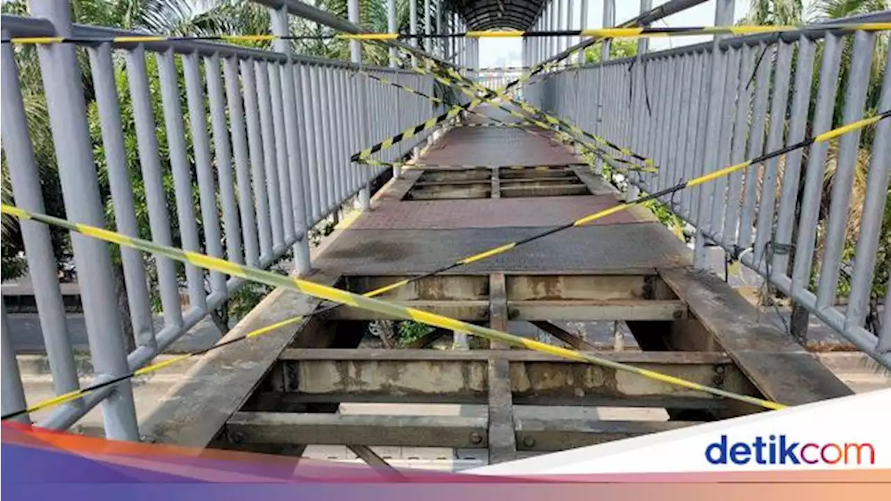 Pelat Besi JPO Dicuri Lagi, PSI Nilai Bina Marga DKI Tak Serius Jaga Aset