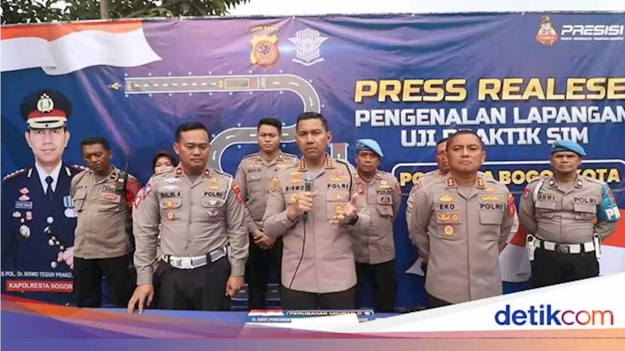 Polresta Bogor Kota Resmi Terapkan Lintasan Baru Ujian Praktik SIM C