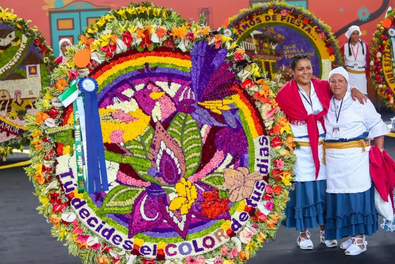 María Carolina Atehortúa, ganadora absoluta del Desfile de Silleteros 2023 | FeriadeFlores.com