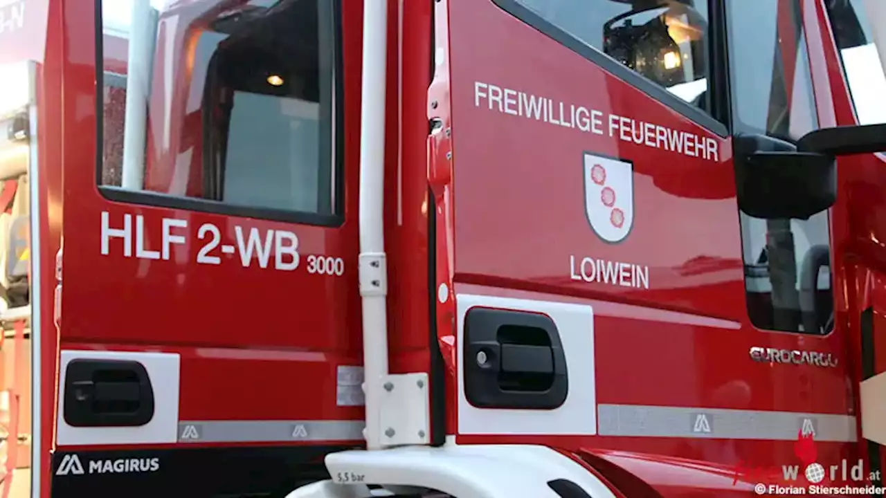 Nö: Sonderfahrzeug 'HLF2-WB 3000' für die Waldbrandbekämpfung bei der Feuerwehr Loiwein in Lichtenau in Dienst gestellt