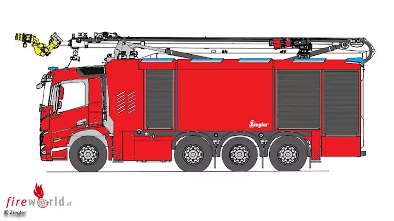 Ziegler Brandweertechniek unterzeichnet Vertrag für bis zu 10 Schaumlöschfahrzeuge