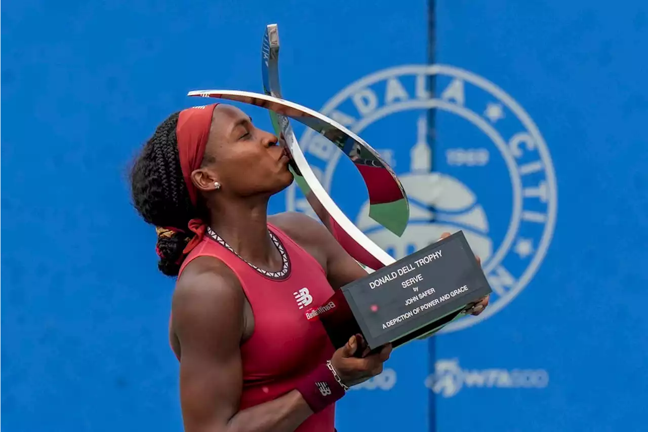 Britain’s Evans and US teen Gauff win Washington titles