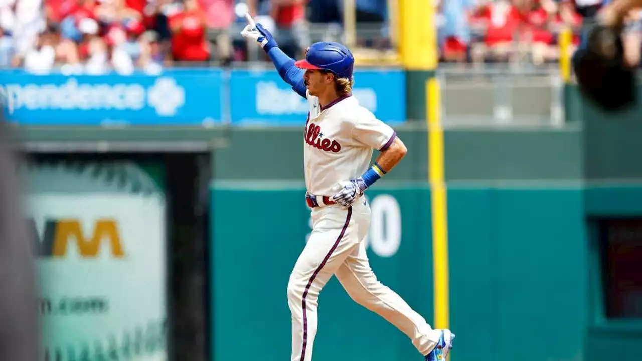 Stott, Schwarber and Castellanos homer to help Phillies down Royals 8-4