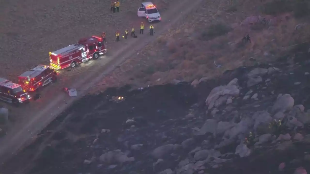 3 killed after Cal Fire helicopter crashes mid-air near scene of firefight in Cabazon