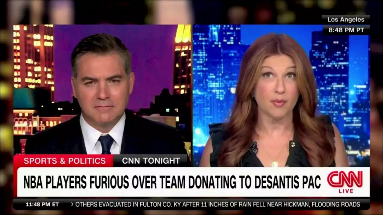 NBA team's DeSantis donation is 'difficult to stomach:' CNN Sports anchor